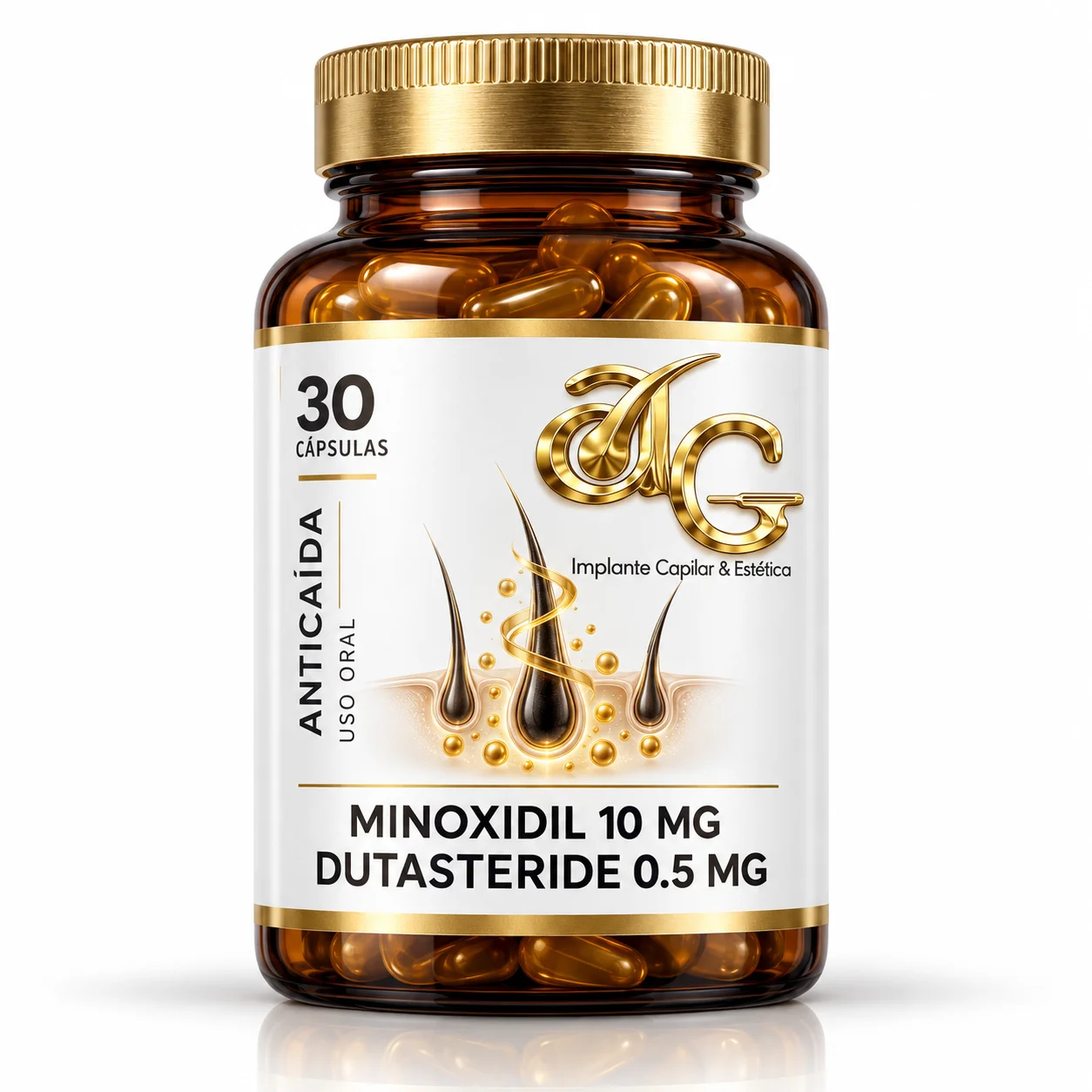 Minoxidil 10mg + dutasteride 0.5mg | 30 cap