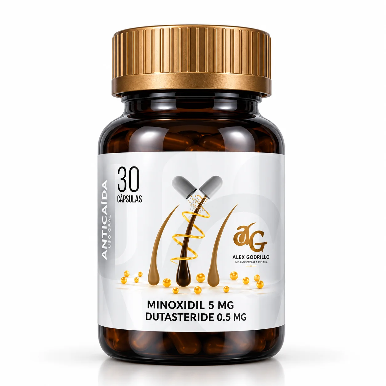 Minoxidil 5mg + dutasteride 0.5mg | 30 cap