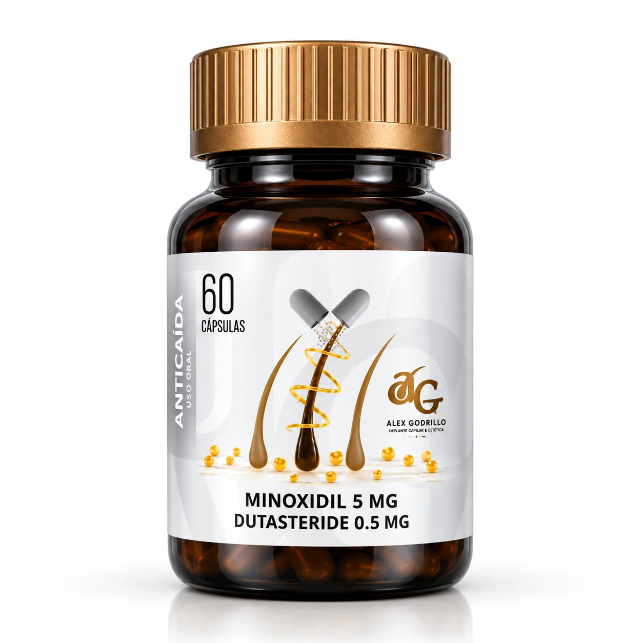 Minoxidil 5mg + dutasteride 0.5mg | 60 cap