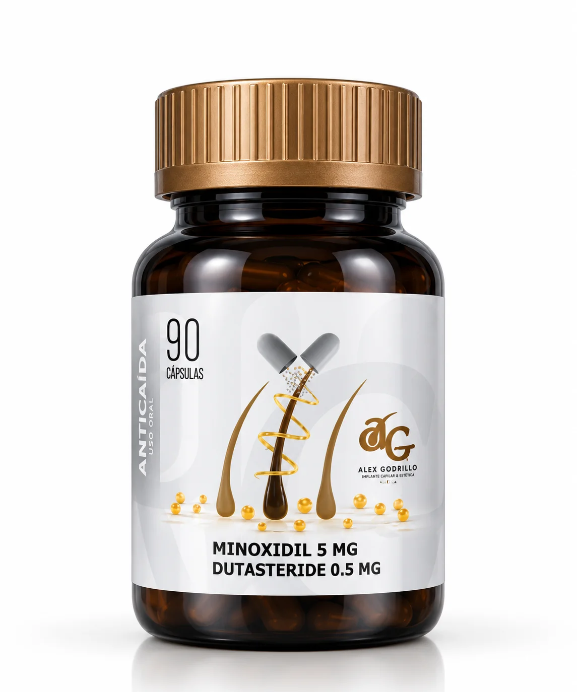 Minoxidil 5mg + dutasteride 0.5mg | 90 cap